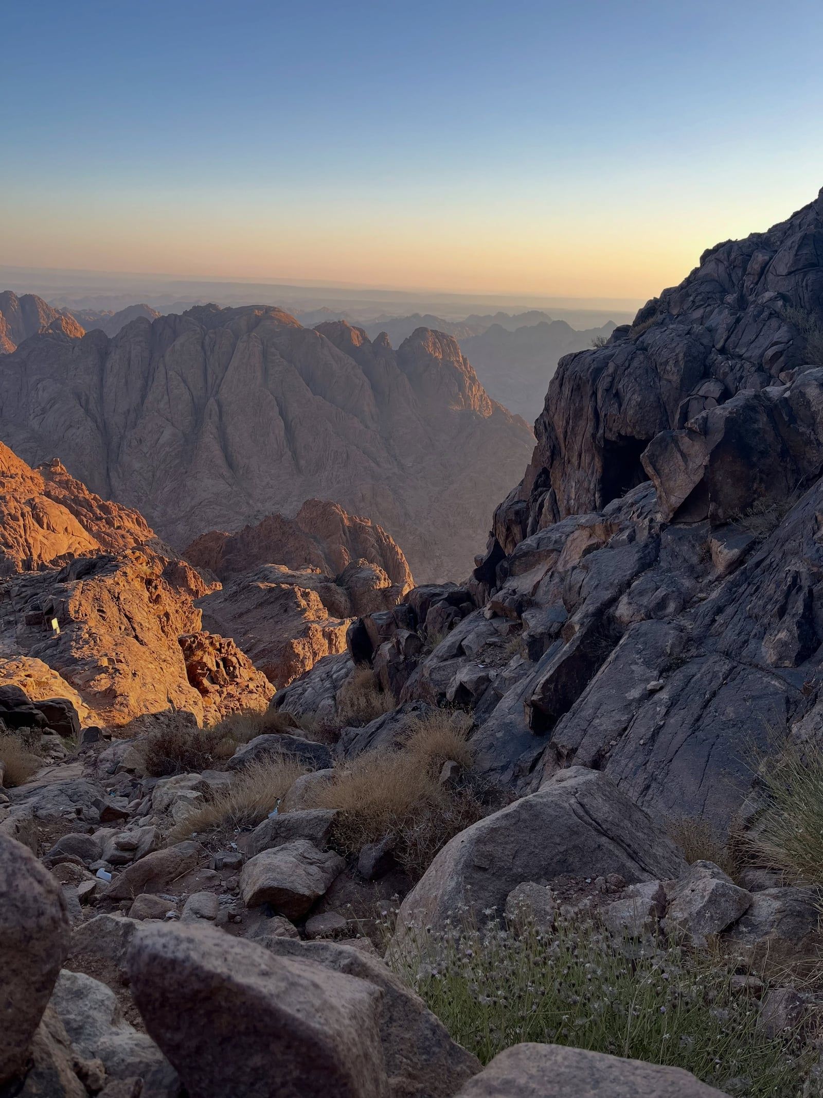 منظر جبل موسى (جبل سيناء)