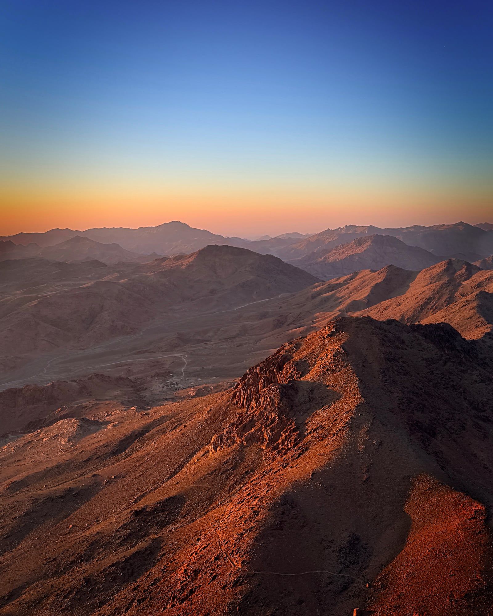منظر جبل موسى (جبل سيناء)